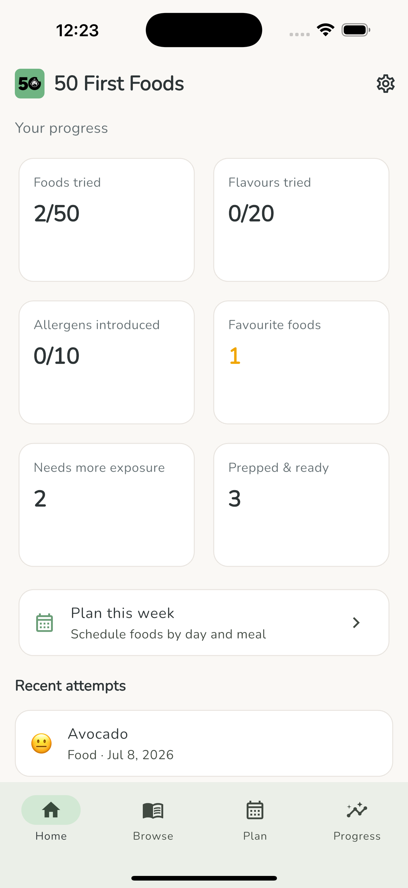 50 First Foods favourites phone screenshot 5