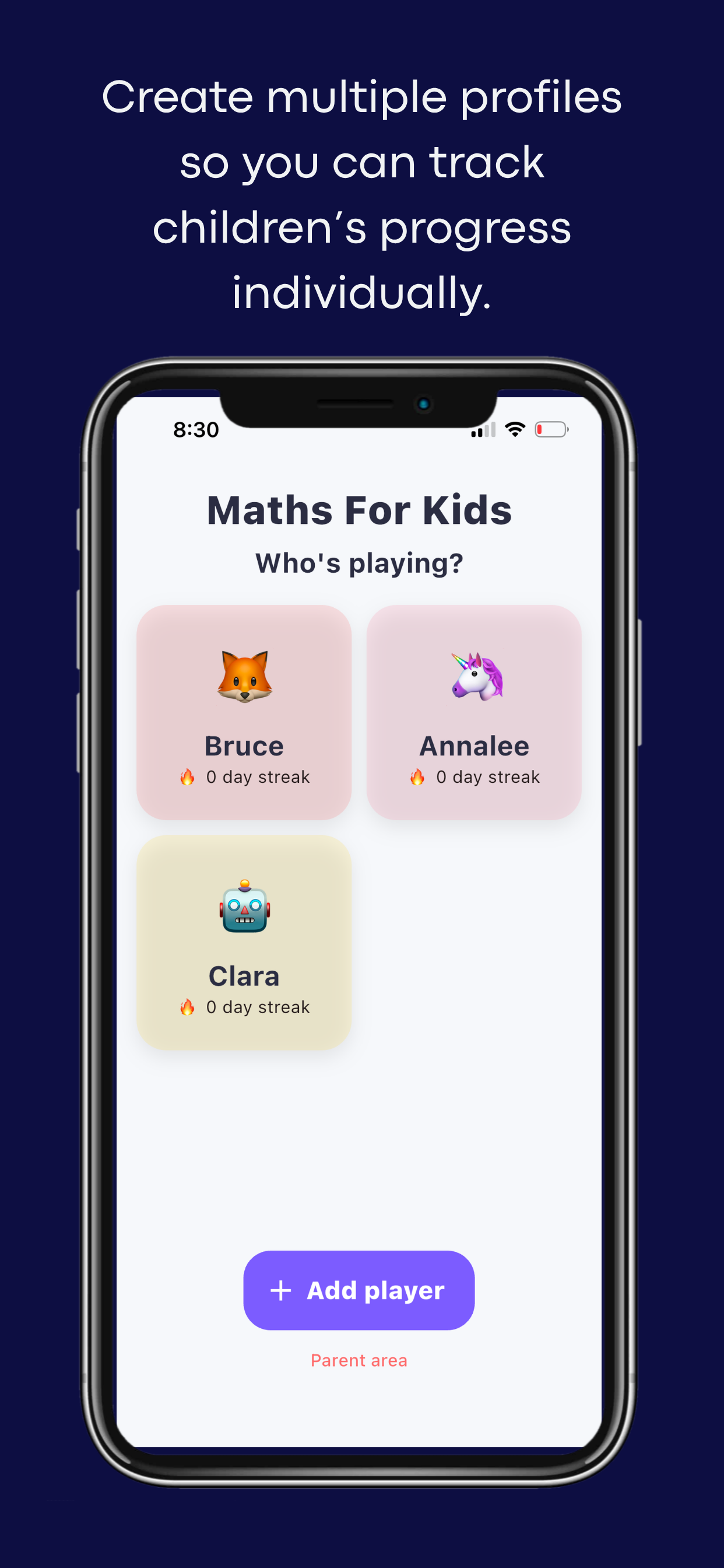 Maths For Kids maths games for kids phone screenshot 1