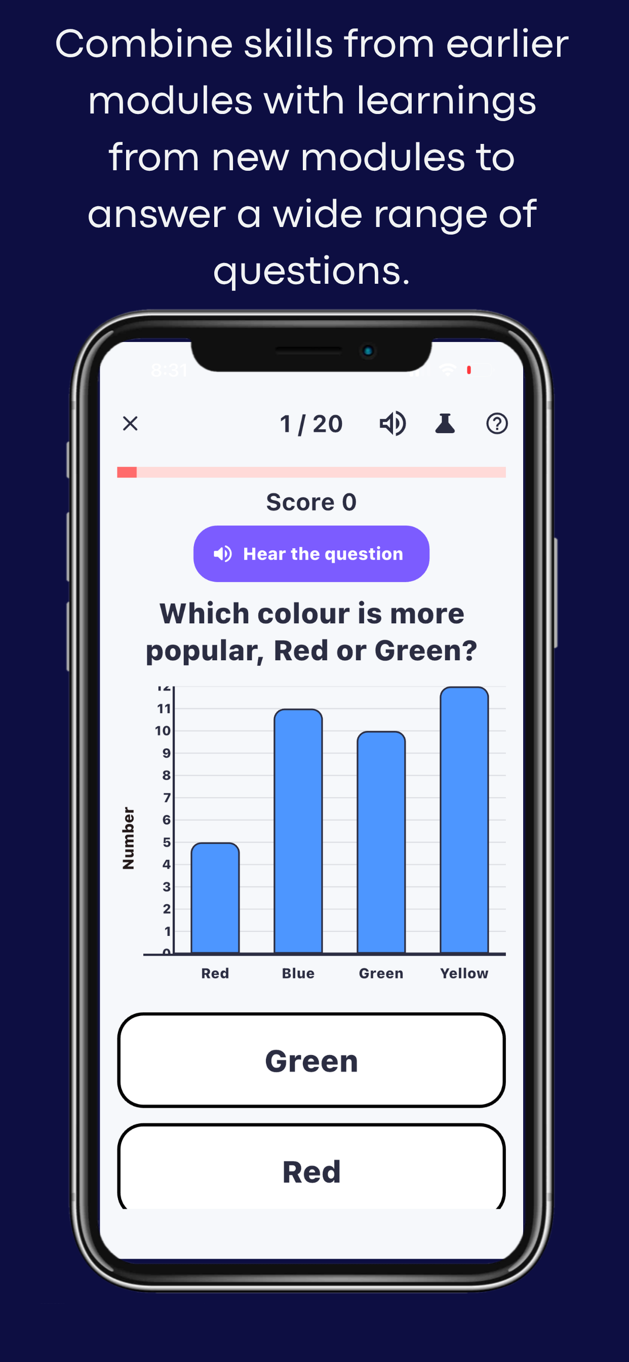 Maths For Kids visual maths games phone screenshot 6