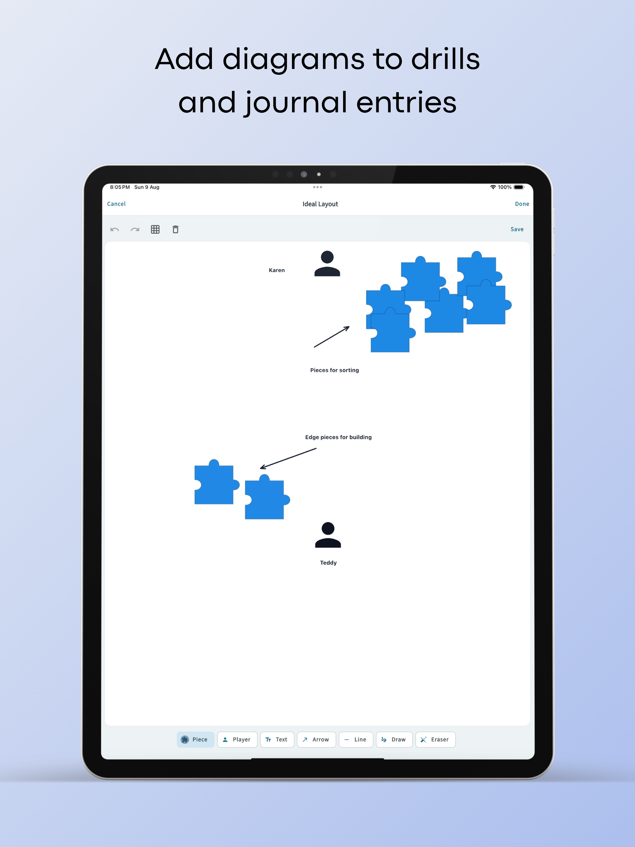 Speed Puzzling Diary iPad screenshot 1